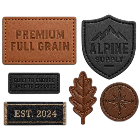 Reflective fabric embroidered patch