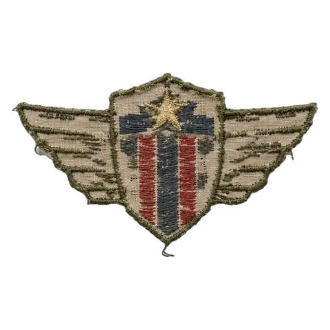 Wing patch from an ordinary supplier with loose and uneven thread