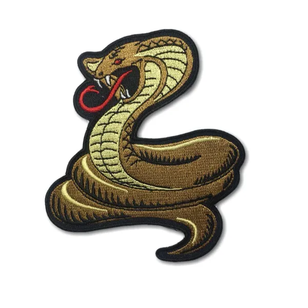 Cobra embroidered patch