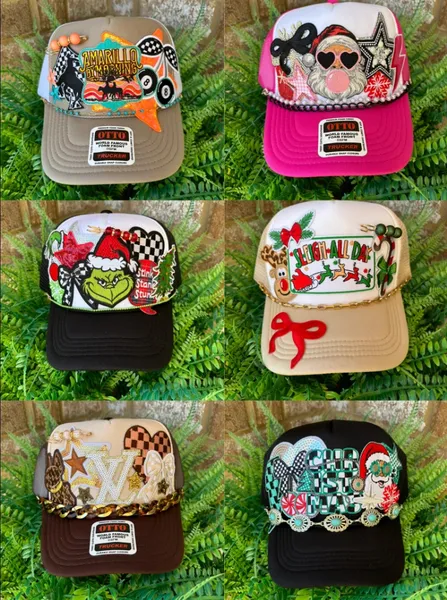 Decorated cap collection